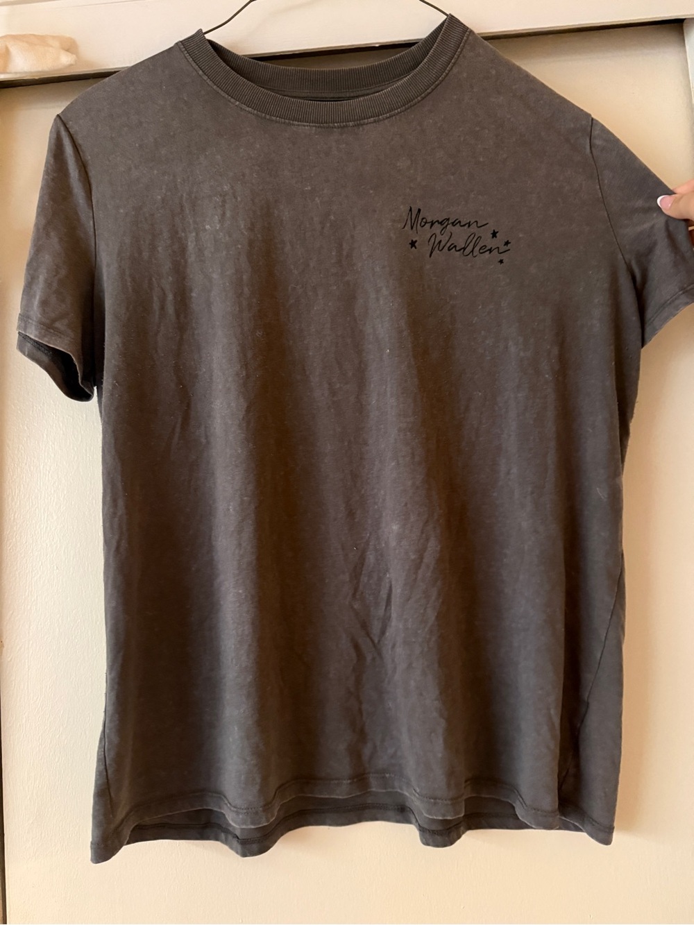 Morgan Wallen Women's Short Sleeve Tee — Charcoal Gray